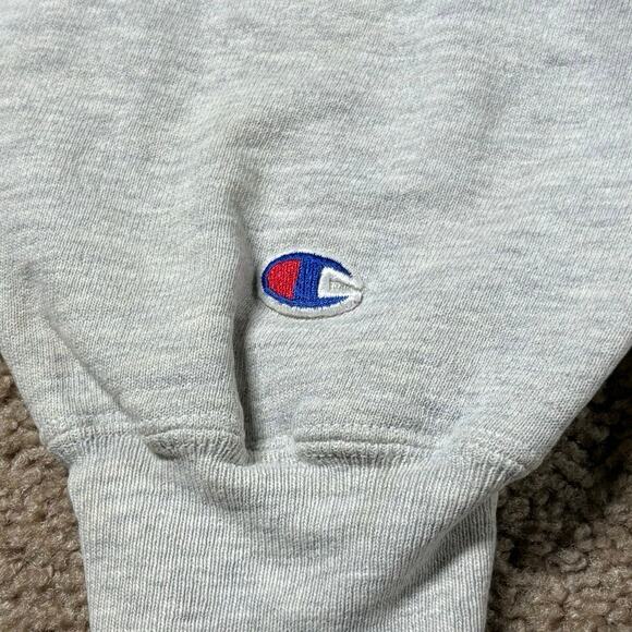 Vintage Champion Reverse Weave EIU Eastern Illinois Mens Sz Large Gray Crewneck - Picture 5 of 8